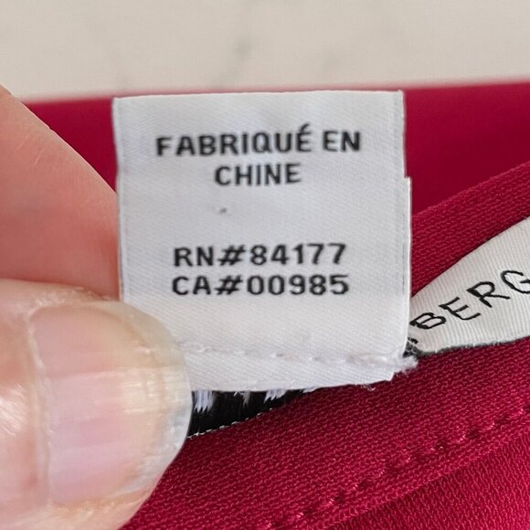 Diane von Furstenberg Samara Tailor JSY Designer Fitted Pencil Midi Skirt Red 4 - Picture 13 of 14